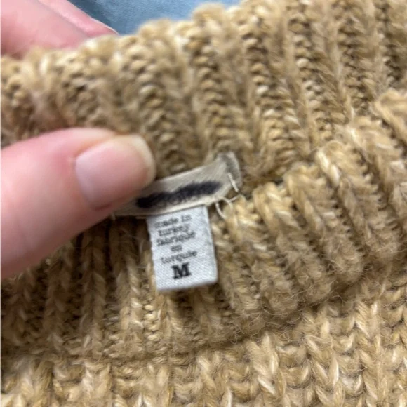 Ecote Cable Knit Drop Shoulder Oversized Sweater - Picture 12 of 12